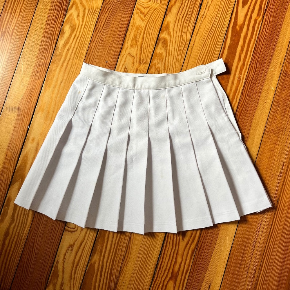 American Apparel Tennis Skirt - White